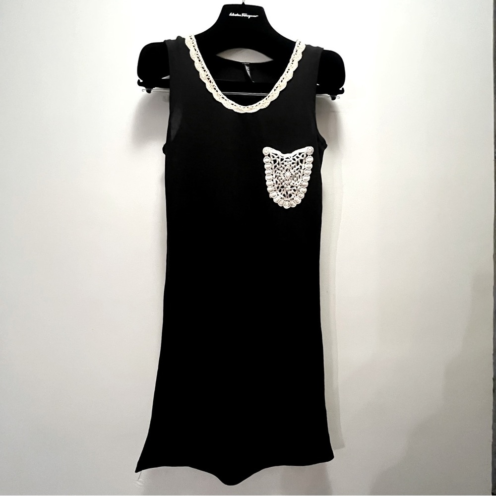 Crochet Black Tunic Tank